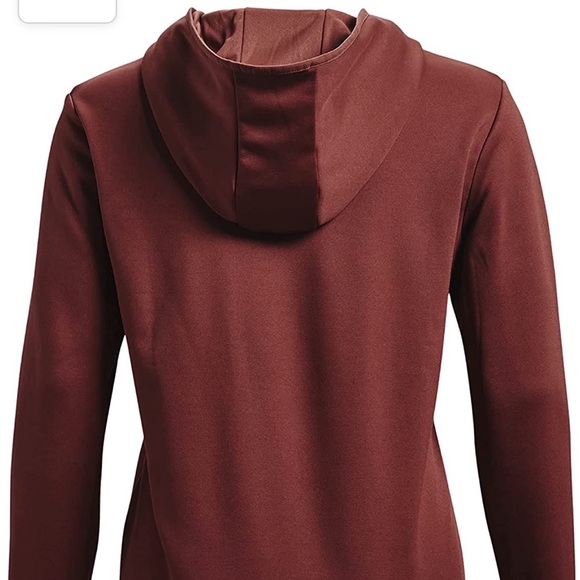 Under Armour Tops - Under armor woman fashion big logo pullover hoodie sweatshirt . Red . XL